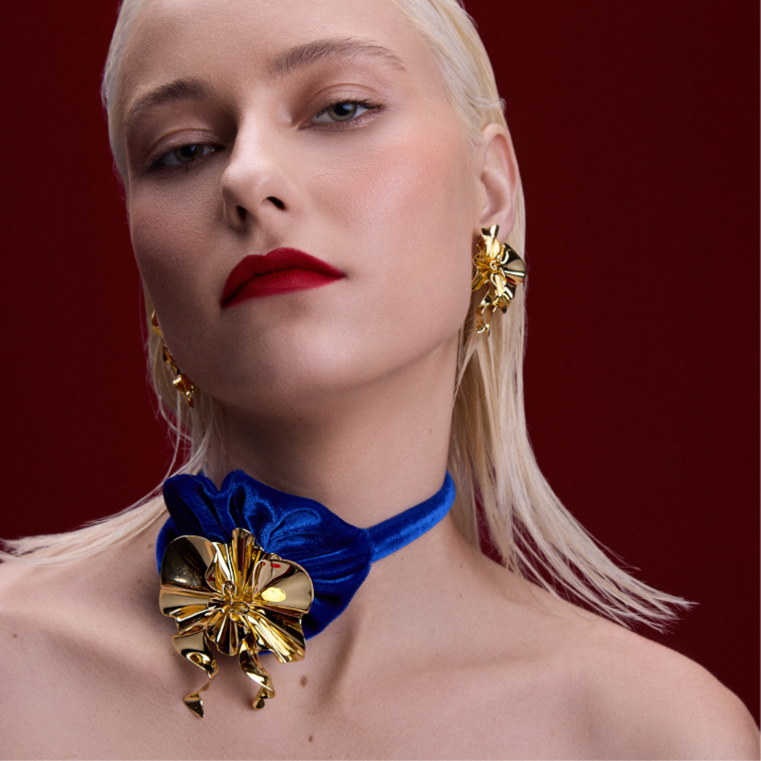 Thatyana Brooch - Drop Babado Collection