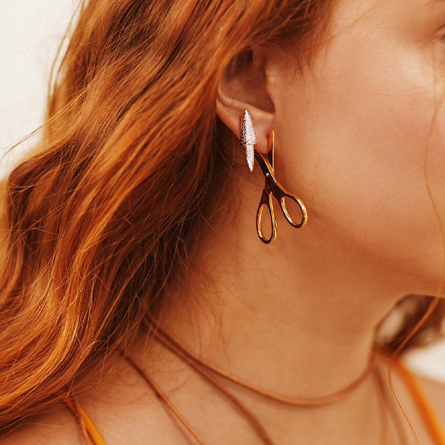 Tesoura Earring - School Collection