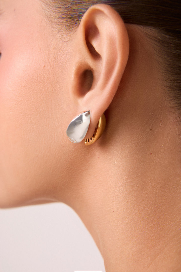 Trama bicolor Earring - Sophia Collection