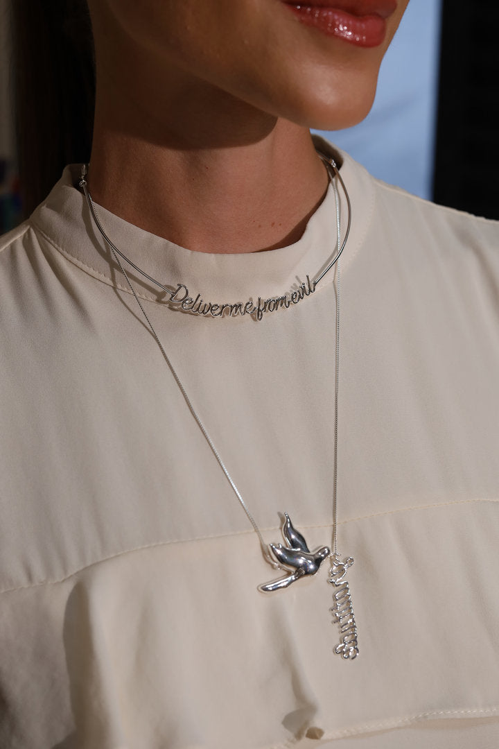 Deliver me from evil Choker - Guided by Faith Collection