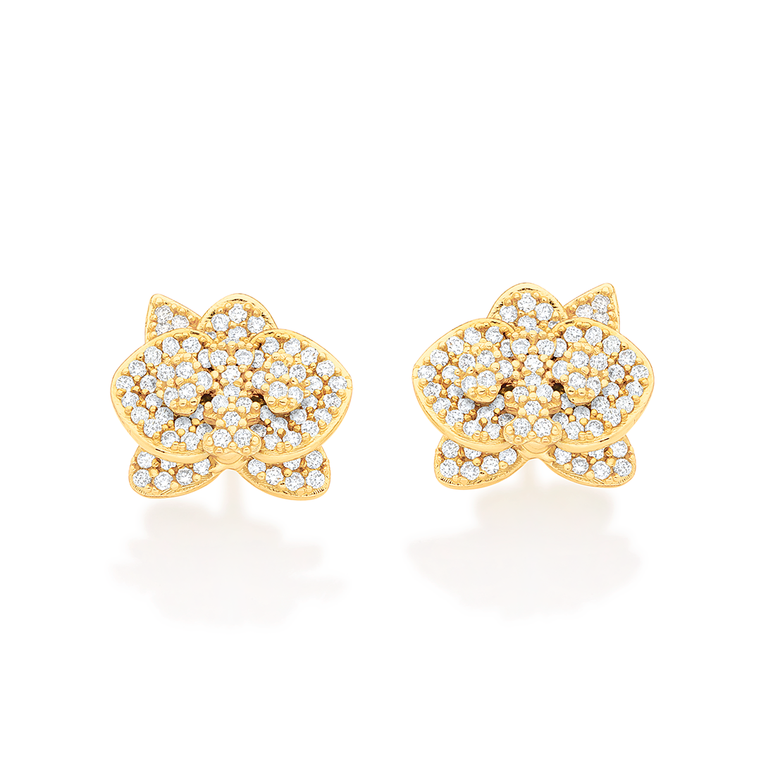 Orquidea Cravejada Earring - Orquídeas Collection