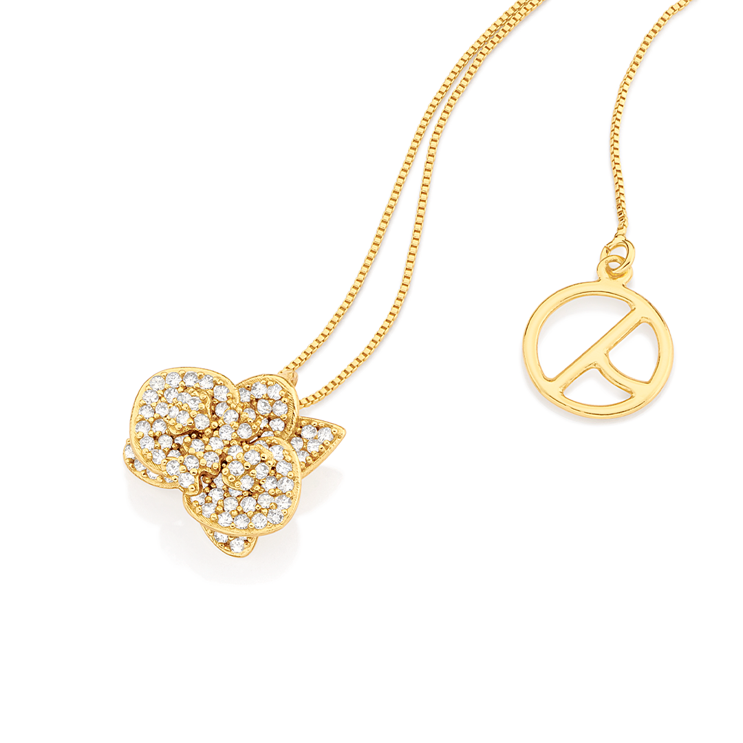 Orquidea Cravejada Necklace - Orquídeas Collection