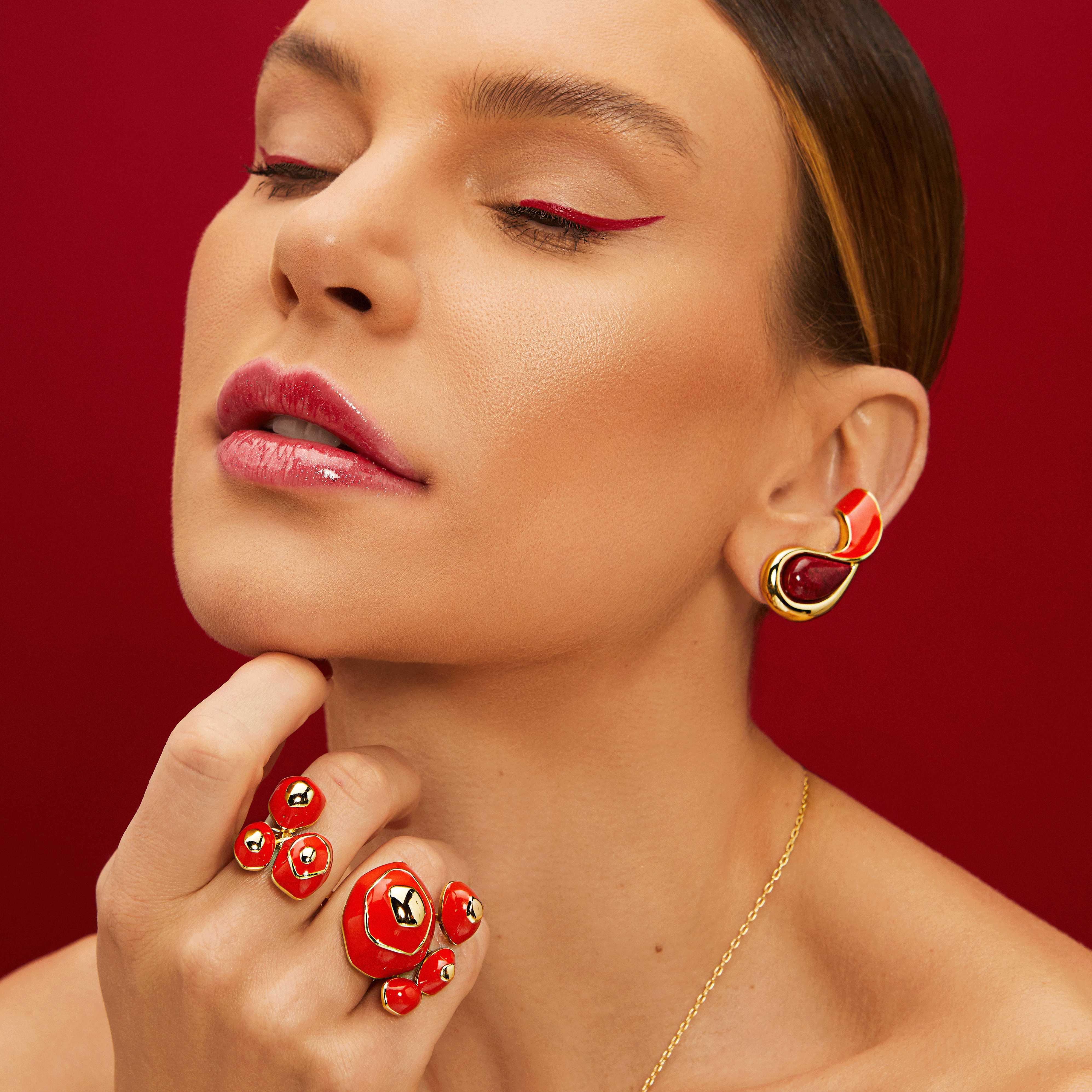 Magma Earring - Fire Collection