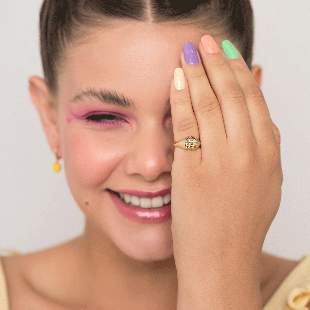 Risadinha Ring - Hellomojis Collection