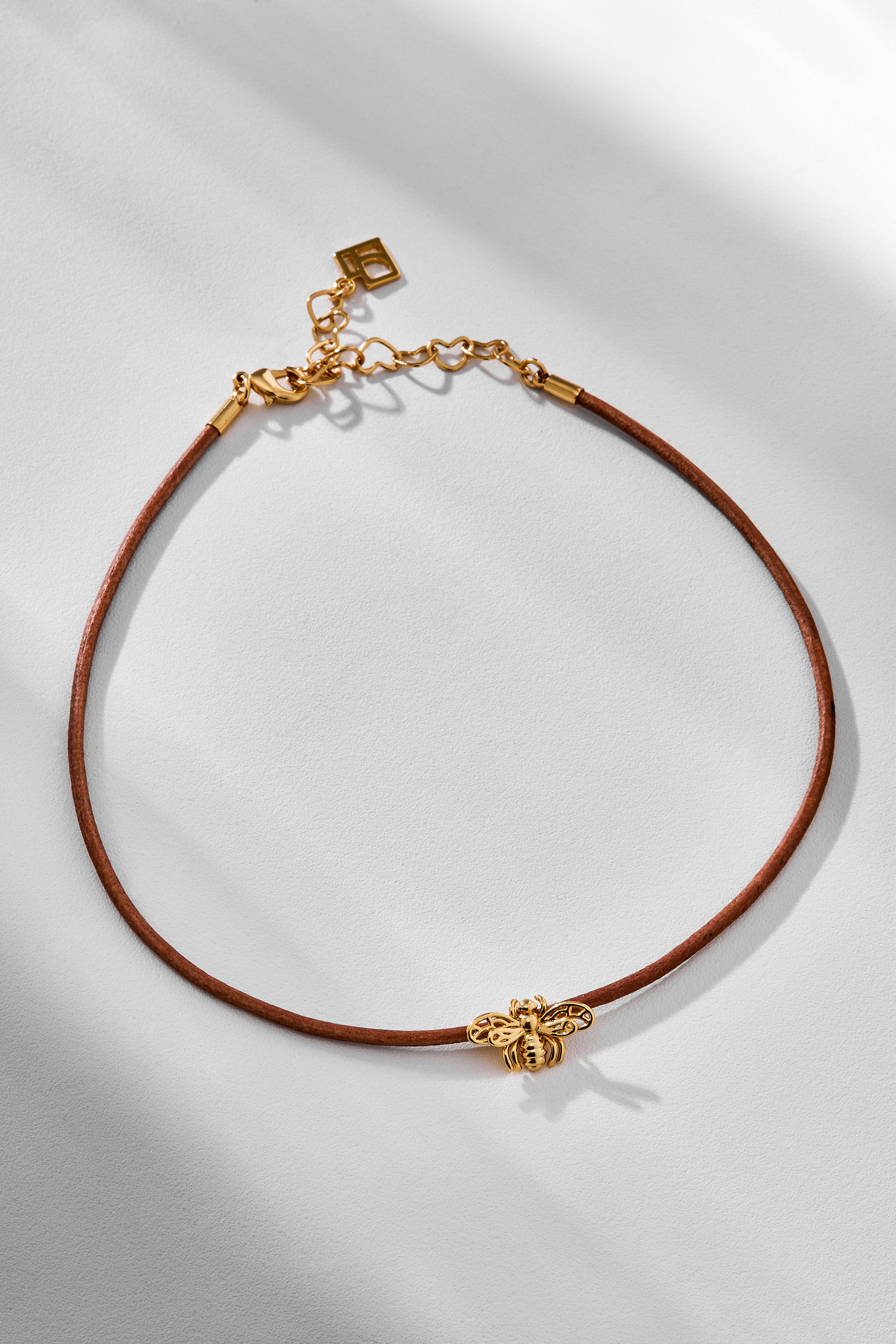 Abelha Leather (Daughter) Necklace - Abelha Collection