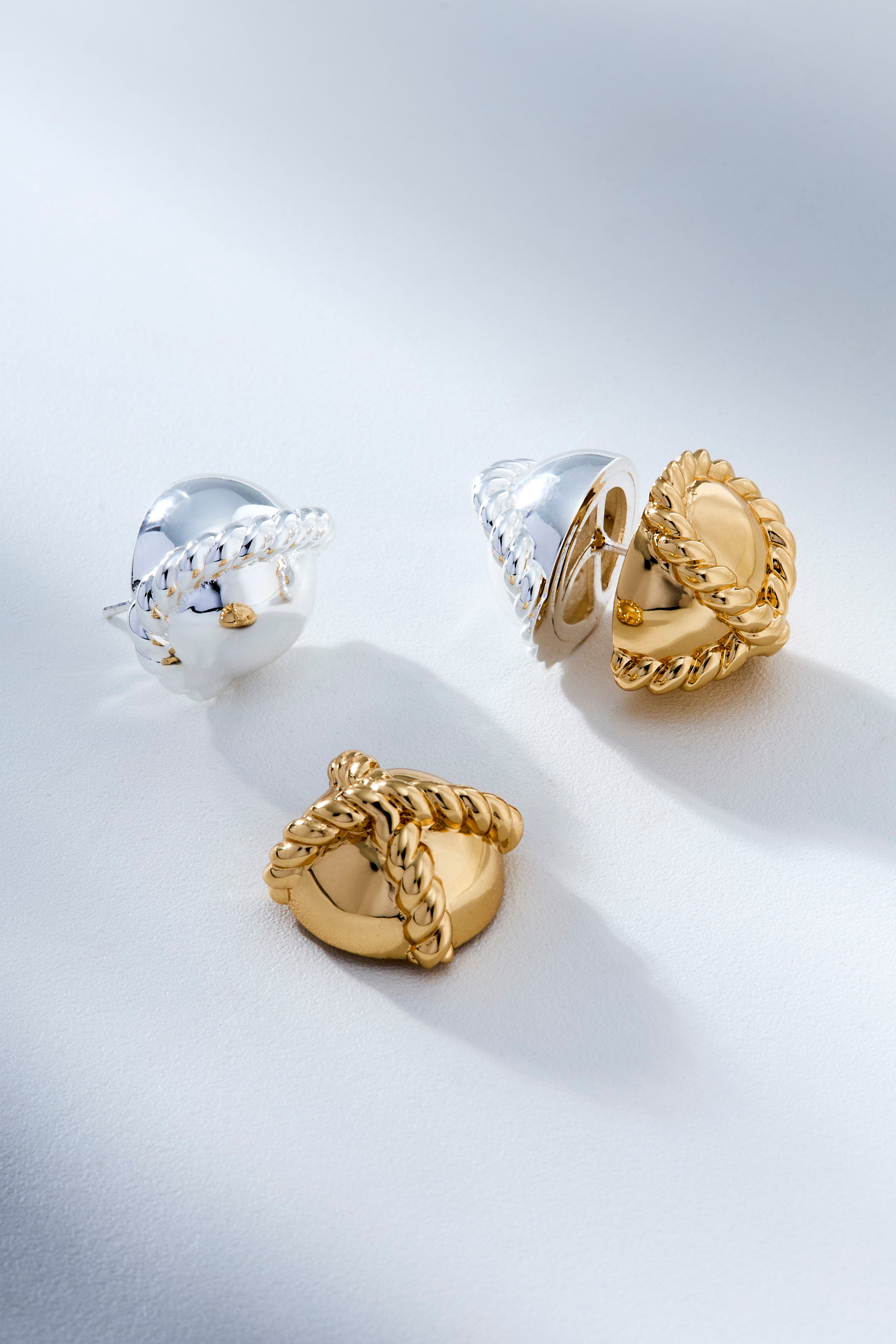 Laço Do Mar Bicolor Earring - Almar Collection