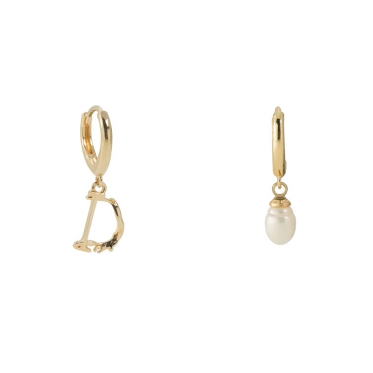 Hello D Earring - Hello Ah Mar Collection