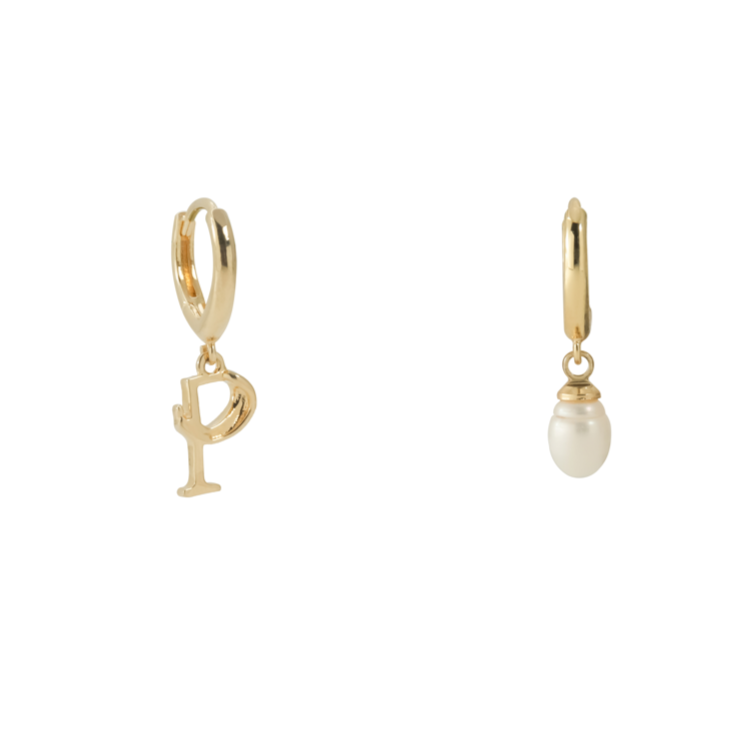 Hello P Earring - Hello Ah Mar Collection