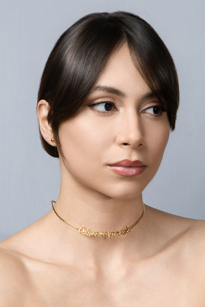 Deliver me from evil Choker - Guided by Faith Collection