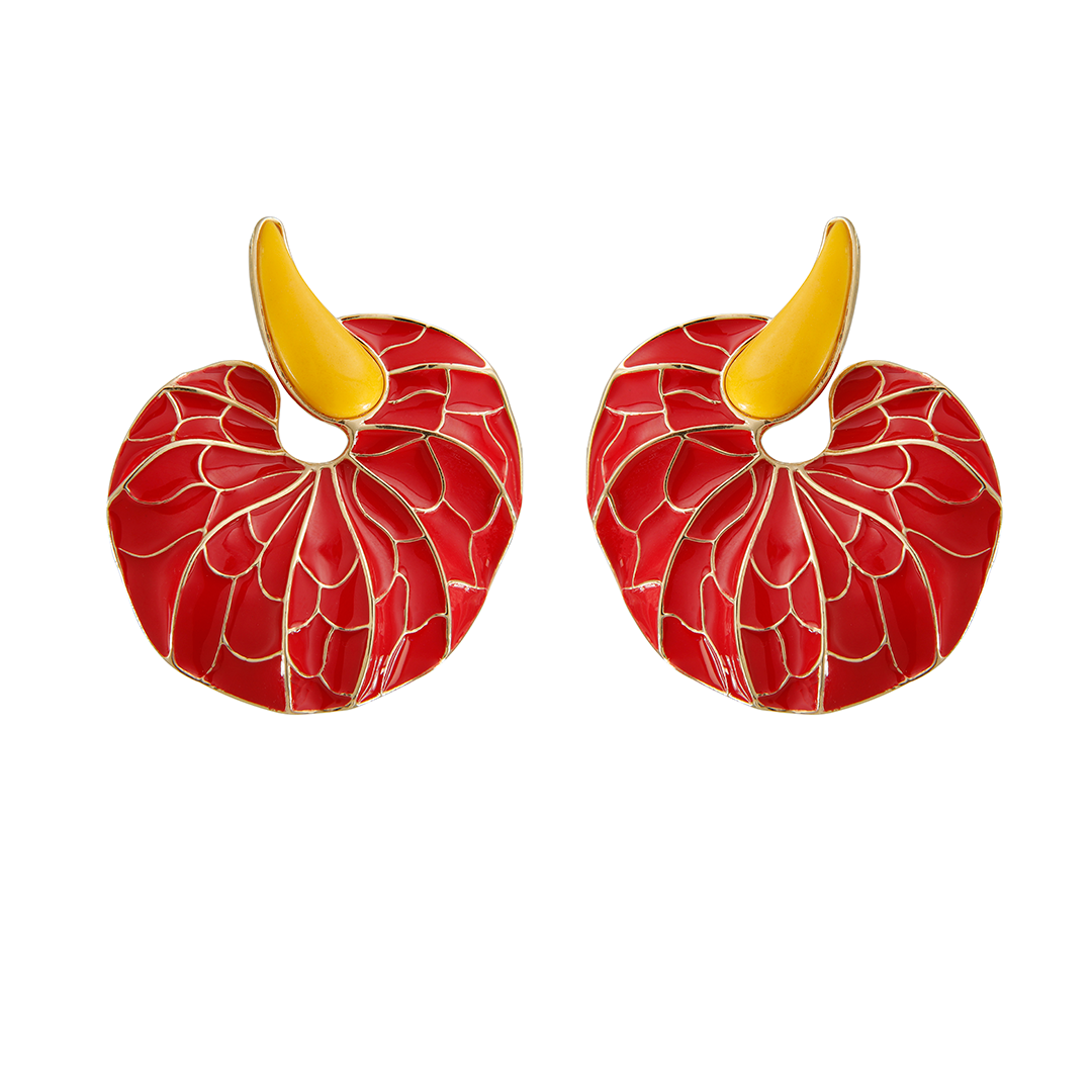 Antúrio Earring - Botânica Collection